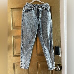 Vintage acid washed Lee jeans